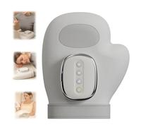 Hand Massager with Heat and Compression, 3 Modes 5 Intensity Air Compression Therapy Massager, USB Rechargeable, Wireless Hand Relaxer, Gift for Men and Women (White)
