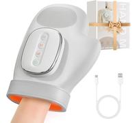 Hand Massager with Heat and Compression, Massager a mano elettrica, con 5 Intensità e 3 Modalità, per Artrosi, Aiuta ad Alleviare l'Afaticamento delle Mani
