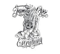 Hand Of Faith English Herbal Tattoo Sticker Female Juice Waterproof Long-lasting Simulation Semi-permanent Sticker