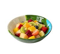 Hand Painted Bowl, Snack Serving Dish Set, Small Kitchen Fruit Container with Decorative Feature, Sturdy Ceramic Tableware, Artistic Finish with Colorful Style, Food Bowl for Party Serving Use