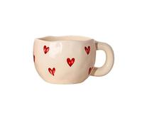 Hand Painted Love Mug Creative Heart Water Cup Ceramic Milk With Handle Valentine's Day Gift per Caffè(Color2)