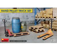 Hand Pallet Truck Set Diorama 1:35 Plastic Model Kit MINIART