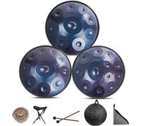 Hand Pan Drum A 432 Hz / 440 Hz, Tamburi Handpan A 9/10 / 12 Note Per Adulti E Bambini, Tamburo A Lingua In Acciaio Da 55 Cm Per L'educazione Musicale, Lo Yoga, La Meditazione E Regali Zen (Size :