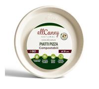HAND Piatti Pizza Biodegradabili 31 cm - Compostabili, Resistenti al Calore, Idonei al Microonde - Piatti Usa e Getta Grandi per Pizza, Cibi Caldi, Feste e Catering (20)