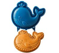 Hand Pie Press - Sea Animal Shaped Pastry Mold | Nonstick Handheld Dough Crimper, Holiday Pie Baking Molds for Cookie Baking Fruit Pumpkin Desserts DIY Food