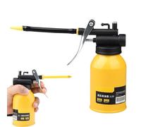 Hand Pump Oiler Can, Metal Oil Can with Flexible Spout, High Pressure Oiler, 300ml Lubrication Oil Can Bottle, Lubrication Oil Can for Car, Flexible Spout Oil Can, Metal Hand Pump Oil Can, Car