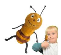Hand Puppets Bee Puppets For Kids, Storytelling Bee Puppet | Cute Caterpillar Hand Plush | Animal Stuffed Finger Puppet For Girl Aged 1-3