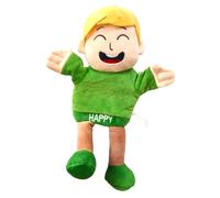 Hand Puppets, Cute Funny Soft Emotional Educational Toys, Plush Hand Puppets with Interactive Role Play Function, Creative Learning Toy for Boys and Girls, Ideal for Home, Playroom, School, Classroom