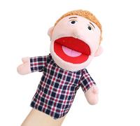 Hand Puppets - Family Puppets | Storytelling Plush Puppet | Family Hand Puppets, Soft Role-Play Toy Puppets Interactive Pretend Play Puppet, School Home Puppet with Movable Mouth For Girls Boys