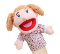 Hand Puppets - Family Puppets | Storytelling Plush Puppet | Family Hand Puppets, Soft Role-Play Toy Puppets Interactive Pretend Play Puppet, School Home Puppet with Movable Mouth For Girls Boys