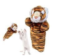 Hand Puppets, Plush Animal Toys, Skin-Friendly Finger Dolls, Interactive Pet Play Accessories, Soft Hand Puppet Entertainment Toy for Small, Medium Puppies, Indoor, 6.69x15.75 In