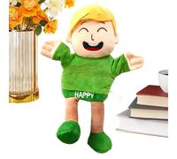 Hand Puppets Set - Plush Interactive Storytelling Toy for Boys Girls Learning Fun | Soft Fabric with Detailed Stitching, Easy Control Mouth Design for Classroom Role Play Home Playroom