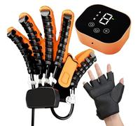 Hand Rehabilitation Robot Gloves, Guanto Robotico Riabilitativo Sinistra Destra Finger Training Stroke Hand Stecca, Emiplegia Finger Rehabilitation Trainer Guanti per Robot A Left Hand S