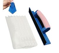 Hand Sanding Block, Handheld Sander Tool, Ergonomic Grip Design with Includes 50 Sheets Sandpaper, Sanding Kit for Beginners, Crafting, Artwork, Furniture, 11,81 x 1,57 pollici