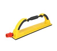 Hand Sanding File Block with Hook Loop Backing Lightweight Adjustable Radius Sanding Tool for Woodworking Car Waxing Polishing PU Foam 7x40cm