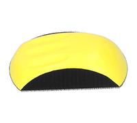 Hand Sanding Pad | 5in & 6in Hook and Loop Sanding Block | Ergonomic Polishing Disc for Wood/Metal/Drywall | PU Foam Grip Reduces Hand Fatigue (6 inches 150mm)