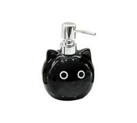 Hand Soap Bottles Empty, Black Cat Ceramic Empty, 480ml Lightweight Non-Drip, Refillable Pump Containers,for Shampoo Body Toner Shower Gel Face Creams Body Lotion Travel Home