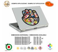 Hand sticker bomb Pugno chiuso adesivo notebook scontornato tablet print pvc