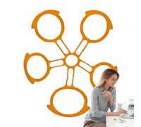 Hand Strengthener - Silicone 7.5x6.5cm | Finger Exerciser, Grip Strength Trainer | Sturdy Portable Fitness Equipment For Home School Office Use, Hand Muscle Exercise Training