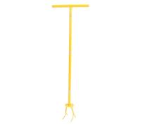 Hand Tiller Garden Tool, Detachable Hoe Cultivator, 37.01x16in Ergonomic Manual Garden Kit, Rotary Design, Easy Soil Turning, Portable Steel Build for Flowers, Shrubs, Bushes Use