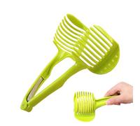 Hand Tomato Slicer - Household Vegetable Cutting Tool Stand | Multifunctional Round Lemon Slicers for Onion, Potato, Pomodori, Frutta, Insalad
