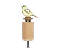 Hand-Twisted Bird Whistle, Natural Wood Color Bird Call Simulator, Parřot Traīning Whistle For Outdoor Nature Observation Pet Training, Wõod, 1 Wistle