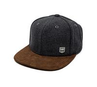 Hand und Feuer Snapback Cap Casual Business One Size, grigio scuro, Taglia unica