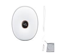 Hand Warmer 5000mAh | Double - Sided Heating & Intelligent Temperature Regulation | Portable USB Heater for Cold Hands/Winter Outdoors (White)