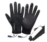 Hand Warmers Gloves - Usb Heating Gloves, Rechargeable Heated Mittens Glove, Hand Warmer Touchscreen Heated Mittens | Windproof Warm Heating Glove For Riding Running Skiing Driving Women Men