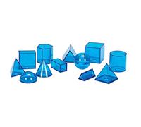 hand2mind Blue Power Geometric Solids (Set di 12)