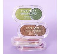 HANDAIYAN - Color Collision Two-tone Eyeshadow Palette - 4 Shades 01# Golden Brown - 3.8g