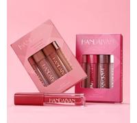 HANDAIYAN - Non Sticky Finish Liquid Lipstick Set - 3 Types Set A (1ml x 4pcs)