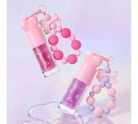 HANDAIYAN - Shine Lip Gloss With Beaded Bracelet - 4 Colors 04# Grape Soda - 3.6ml