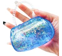 Handbag Shape Squeeze Toys, Glitter Sensory Fidget, Compact Size for Stress, Soft Antistress Feature, Household Utility Category, Toy for Kids Teens Adults Home Office Travel Easter Basket Fillers