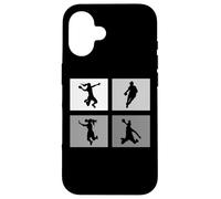 Handball Pallone pallamano donne Giocatore di pallamano Custodia per iPhone 16