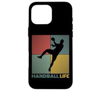 Handball Pallone pallamano Game Giocatore di pallamano Custodia per iPhone 16 Pro Max