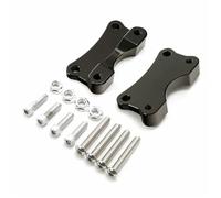 Handbar Riser Moto Per Street Per Glide Per Touring Per Road Per Glide 2014-2022 Kit Di Montaggio Riser Distanziale Adattatore Parafango Anteriore Per Moto(Nero)