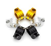 Handbar Riser Moto Per Suzuki Per Ducati Per Aprilia Per Triumph Per BMW Forcella Per Motocicletta Clip-on Manubrio Riser(50mm Black)