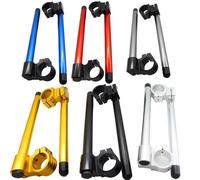 Handbar Riser Moto Per Suzuki Per Ducati Per Aprilia Per Triumph Per BMW Forcella Per Motocicletta Clip-on Manubrio Riser(37mm Black)