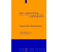 Handbuch der deutschen Wortarten (Copertina rigida) de Gruyter Lexikon