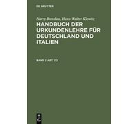 Handbuch der Urkundenlehre für Deutschland und Italien. Band (Copertina rigida)