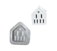Handcraft Lovers' House Light Stand Stampo in Silicone Facile da Usare Stampo Casa in Silicone per Fare Tè Portacandele Accessori da Tavolo