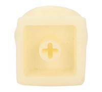 Handcrafted resins Keycaps - Typing Feel & Universal Compatibility for Cherry MX Mechanical Keyboards (White)