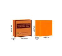 Handcrafted Turmeric And Ginger Soap Bath Facial And Body Cleansing Bars -3PCS