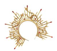 HandcraftsSnake Hairhoop Punk Spiked Hairband per le donne Masquerades Accessorio per capelli antiscivolo per feste a tema