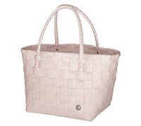 Handed By Shopper Paris Nudo Pastello Rosa Borsa Cestino Intrecciata Plastica