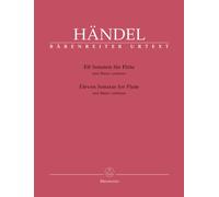 Handel Eleven Sonatas for Flute & Basso Continuo - BA4225 (Urtext)