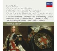 George Frideric Han Handel: Coronation Anthems/Utrecht Te Deum & Jubilate/ (CD)