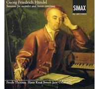 G.F. Handel Recorder Sonatas (Thorsen, Sveen, Odriozola) (CD) Album