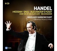 Handel/ Harnoncourt, Nikolaus - Oratorios: Messiah / Saul / Alexander's Feast (9 CD)